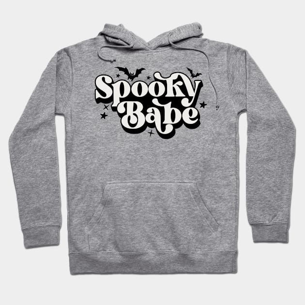 Spooky Babe Hoodie by qpdesignco